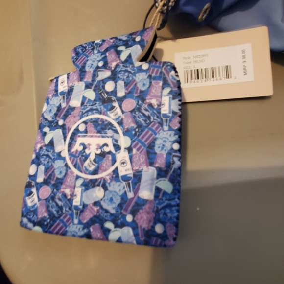 Peter Millar Men's Size Medium Ocean Traffic Stretch Swim Trunks New with Tags. - Picture 5 of 5